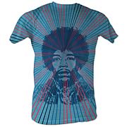 Jimi Hendrix Shining Turquoise T-Shirt